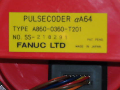 Fanuc A06B-0128-B175-R AC Servo Motor 114V 3PH 3000 RPM -Encoder A860-0360-T201