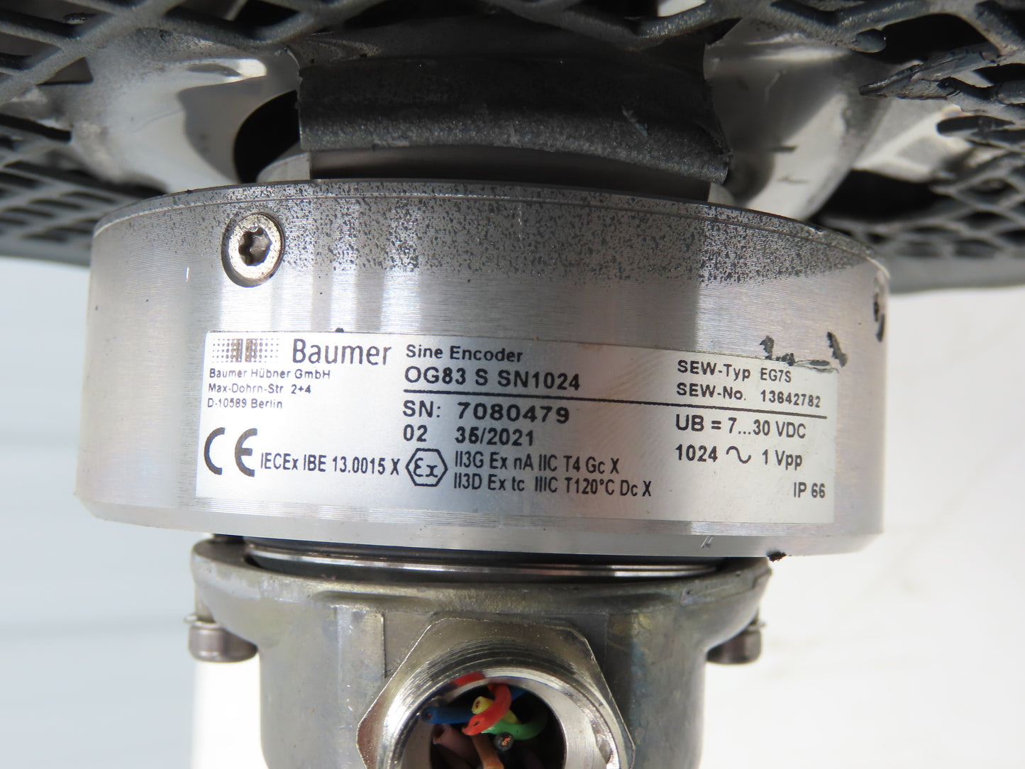 Sew Eurodrive FA97BDRL160M4BE20HR/TF/EG7S/AL Parallel Gearmotor 11.16 Ratio 3PH