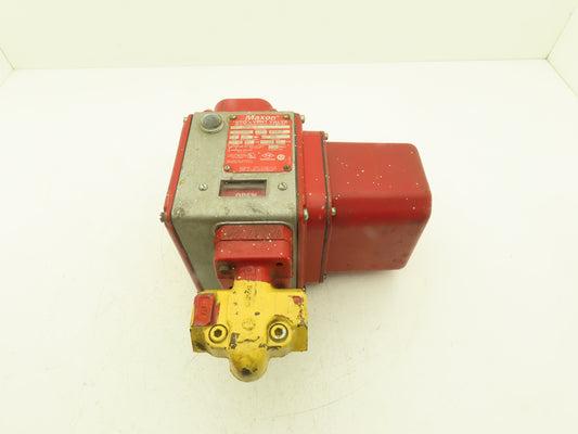 Maxon .75" STO-A 0 Natural Gas Shut Off Vent Valve 3/4"NPT 125PSI 115V