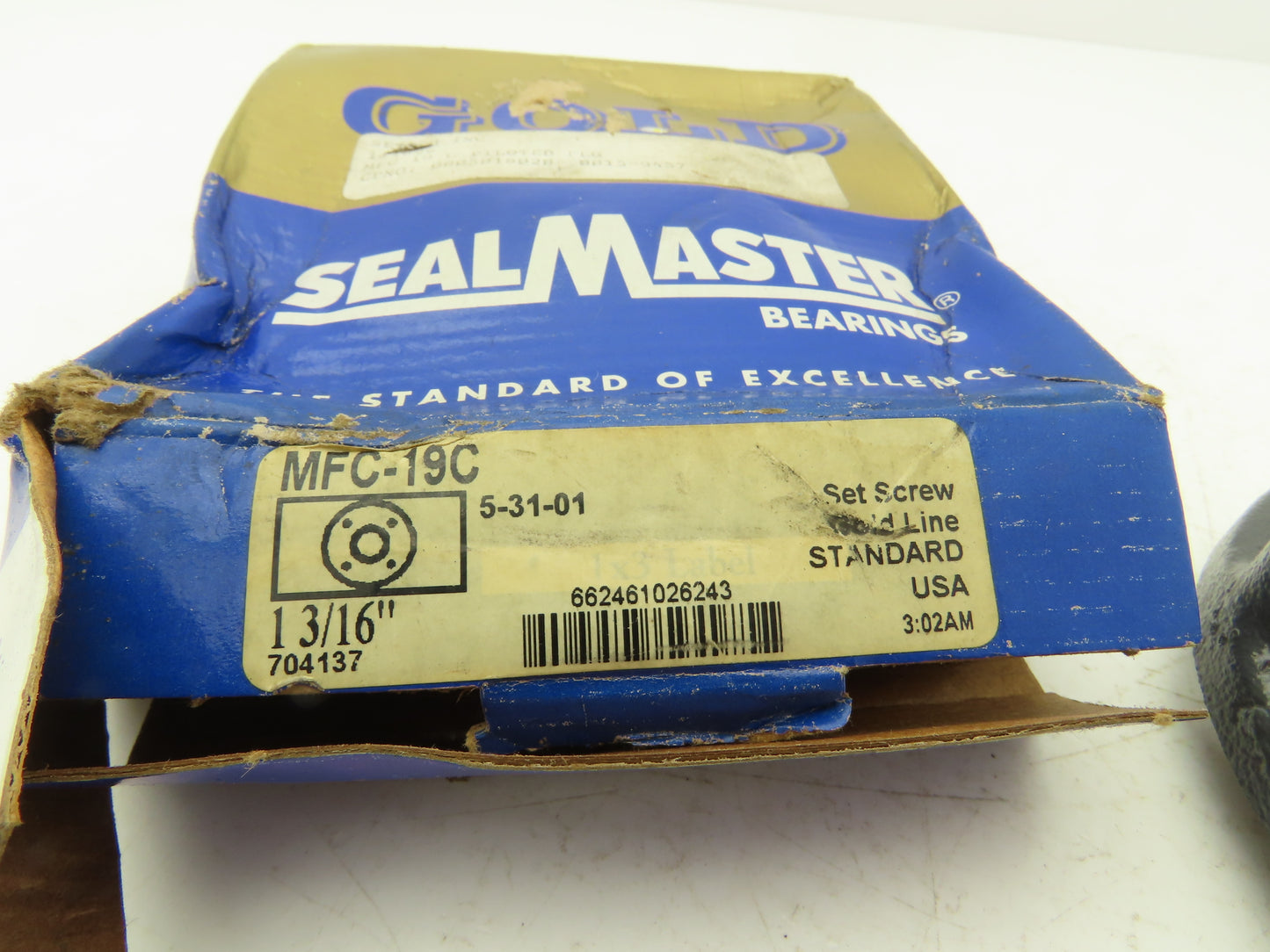 SealMaster MFC-19C Flange Mount Ball Bearing 1 3/16" Bore Bearing Insert 3-13C