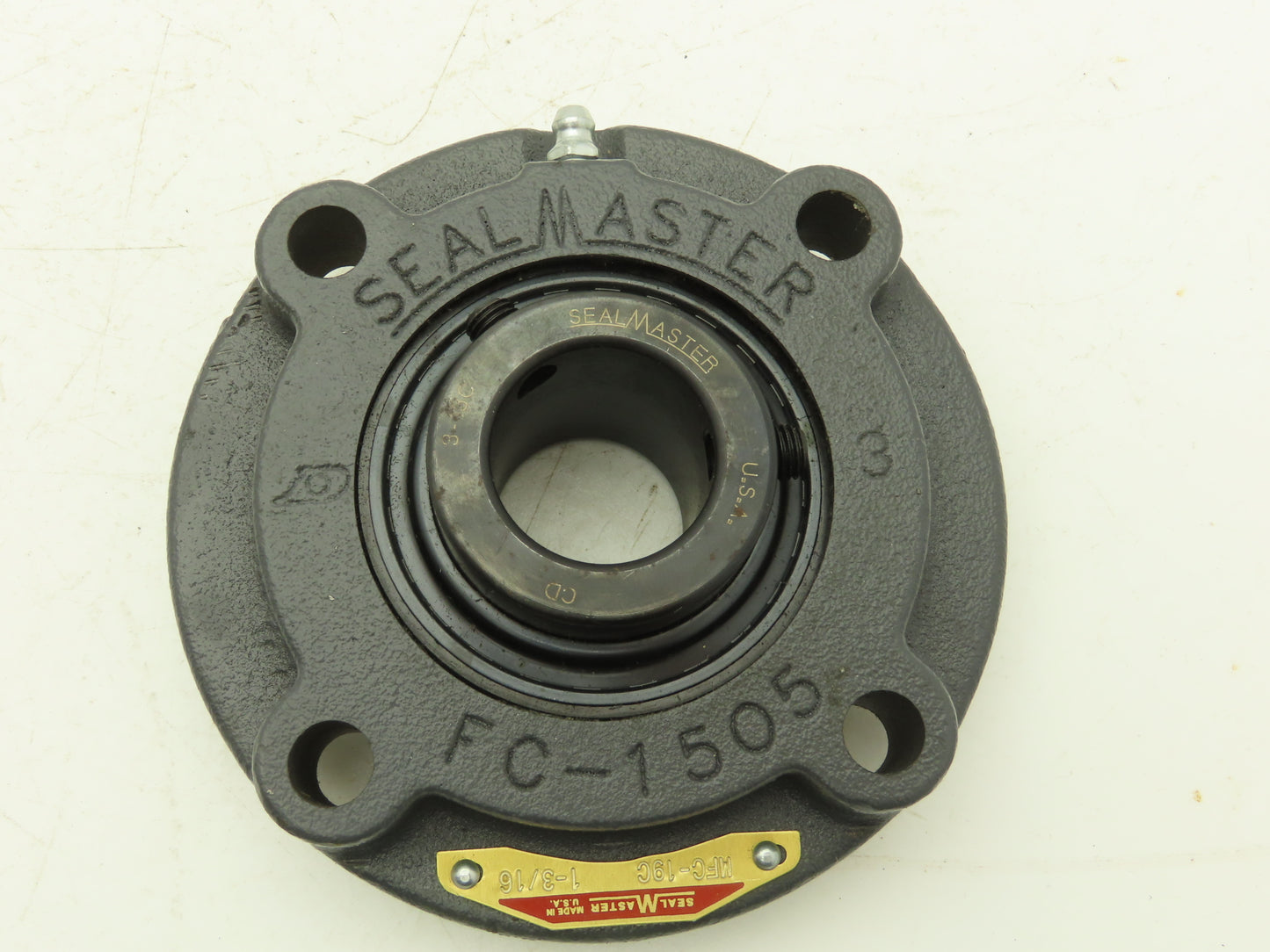 SealMaster MFC-19C Flange Mount Ball Bearing 1 3/16" Bore Bearing Insert 3-13C