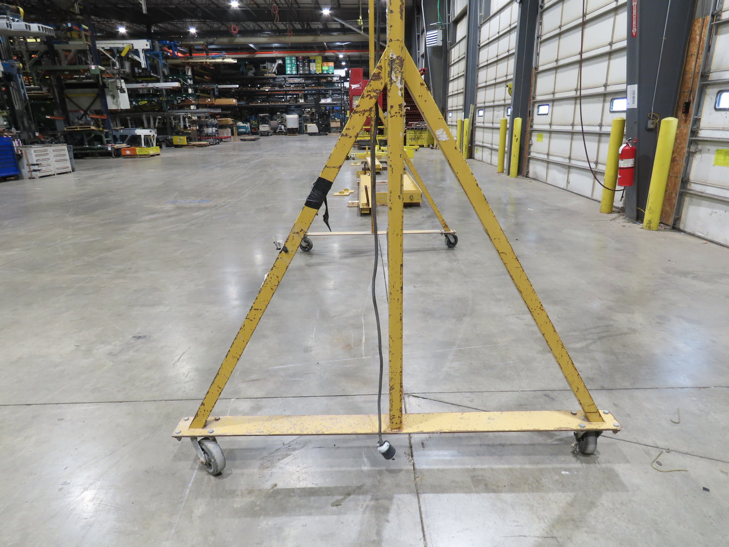 Spanco E-Series 2 Ton 4000Lb Fixed Height Gantry Crane 10' 9"Span 10'H w/Trolley