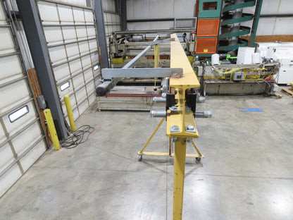 Spanco E-Series 2 Ton 4000Lb Fixed Height Gantry Crane 10' 9"Span 10'H w/Trolley