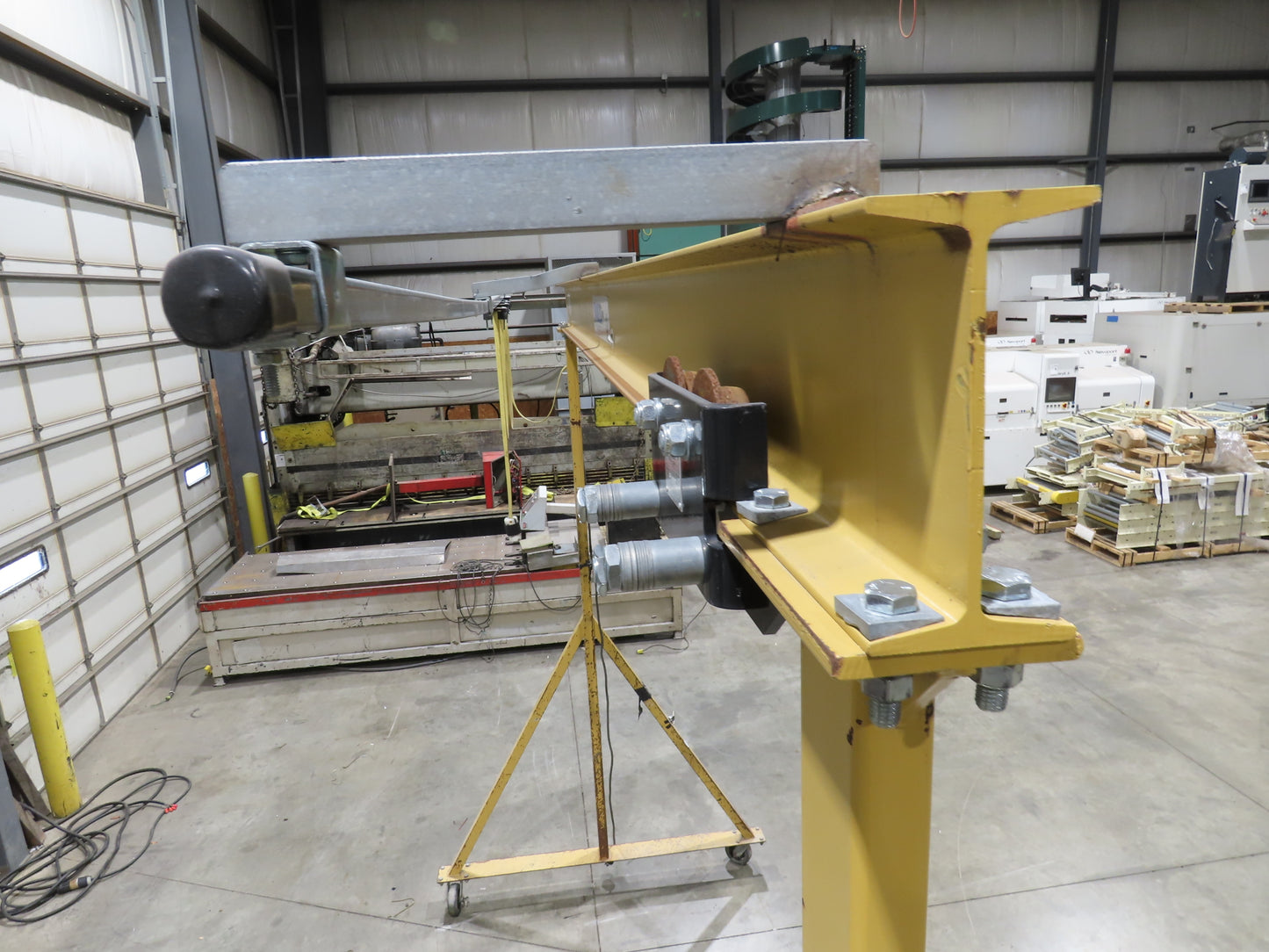 Spanco E-Series 2 Ton 4000Lb Fixed Height Gantry Crane 10' 9"Span 10'H w/Trolley