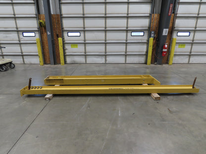 Gorbel 1/2 Ton 1000Lb Full Cantilever Post Jib Crane 15' 2"Span 10'HUB 11' 2"OAH