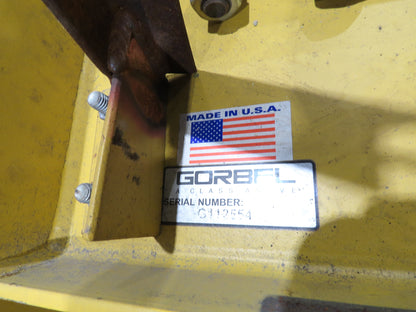 Gorbel 1/2 Ton 1000Lb Full Cantilever Post Jib Crane 15' 2"Span 10'HUB 11' 2"OAH