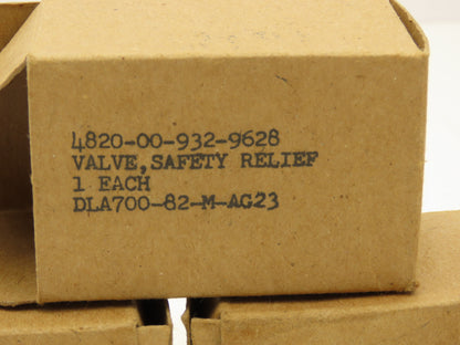 DLA700-82-M-AG23 Hydraulic Pressure Relief Cartridge Valve Cartridge Lot of 3