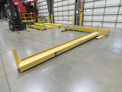 Gorbel 1 Ton 2000Lb Full Cantilever Post Jib Crane 15' Span 9' 2"HUB 11' 3"OAH