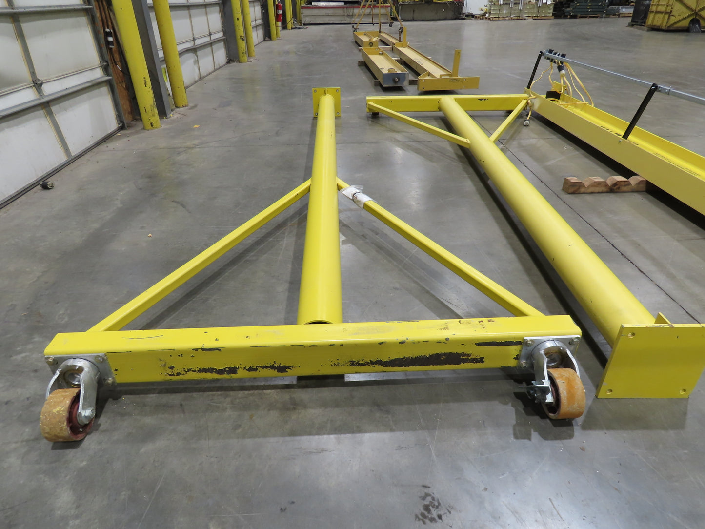 All-Lift 2 Ton 4000Lb Fixed Height Gantry Crane 12' Span 14'HUB w/Trolley