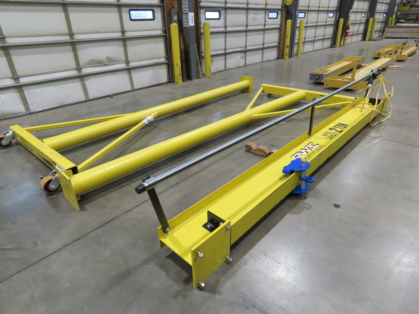 All-Lift 2 Ton 4000Lb Fixed Height Gantry Crane 12' Span 14'HUB w/Trolley