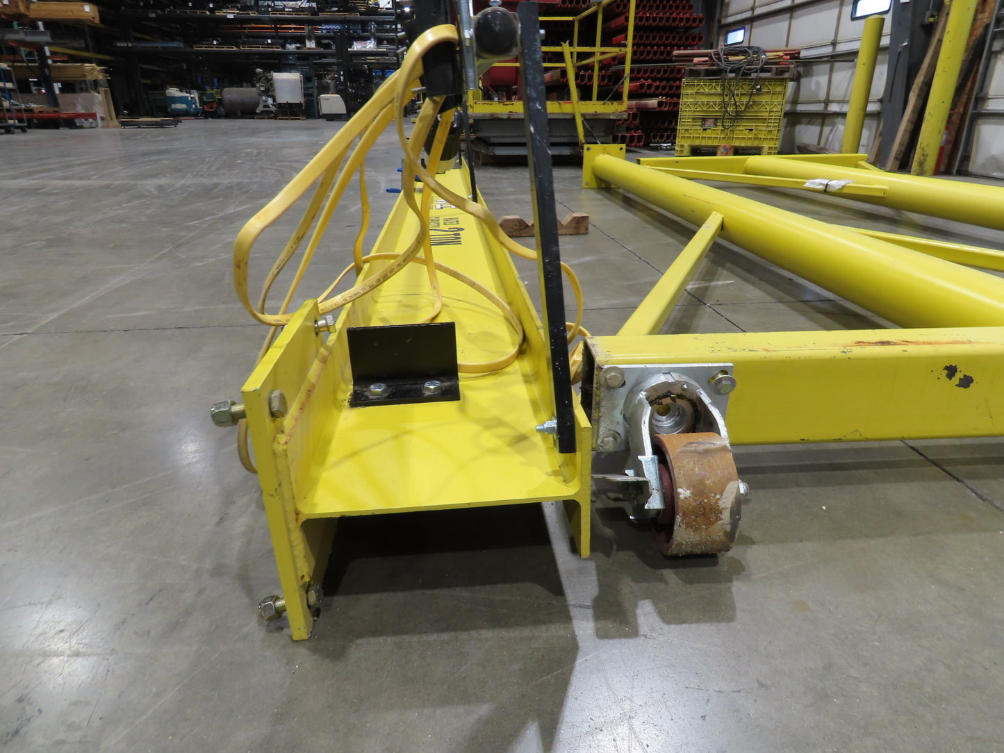 All-Lift 2 Ton 4000Lb Fixed Height Gantry Crane 12' Span 14'HUB w/Trolley