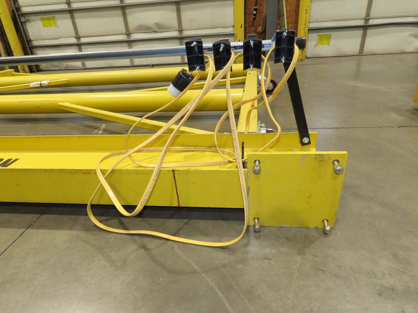 All-Lift 2 Ton 4000Lb Fixed Height Gantry Crane 12' Span 14'HUB w/Trolley