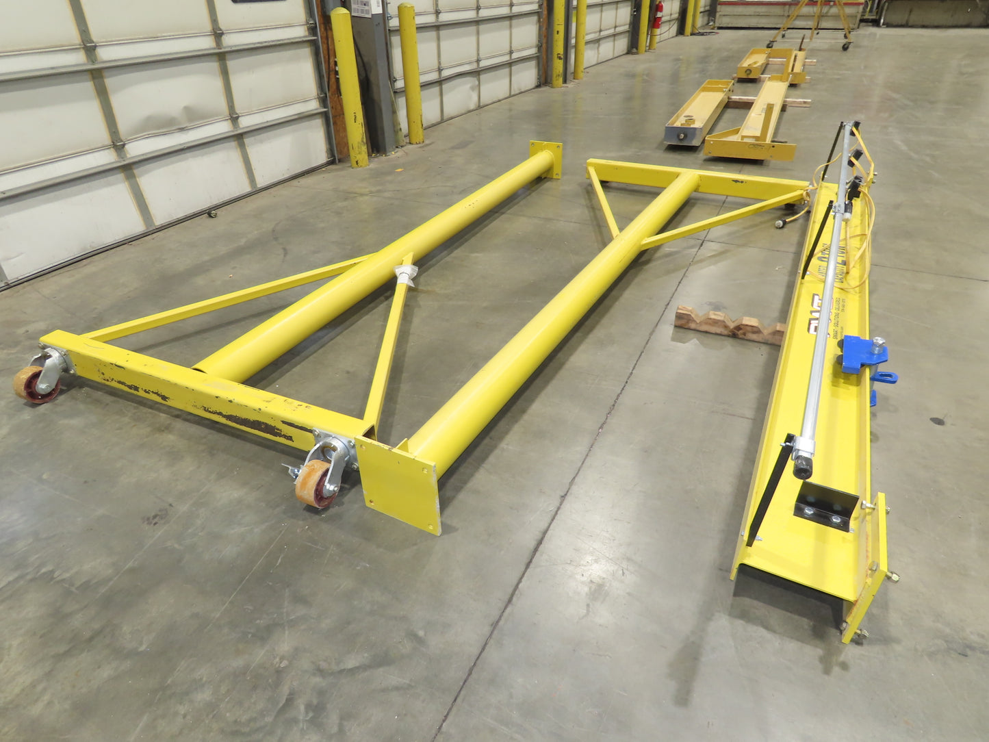 All-Lift 2 Ton 4000Lb Fixed Height Gantry Crane 12' Span 14'HUB w/Trolley