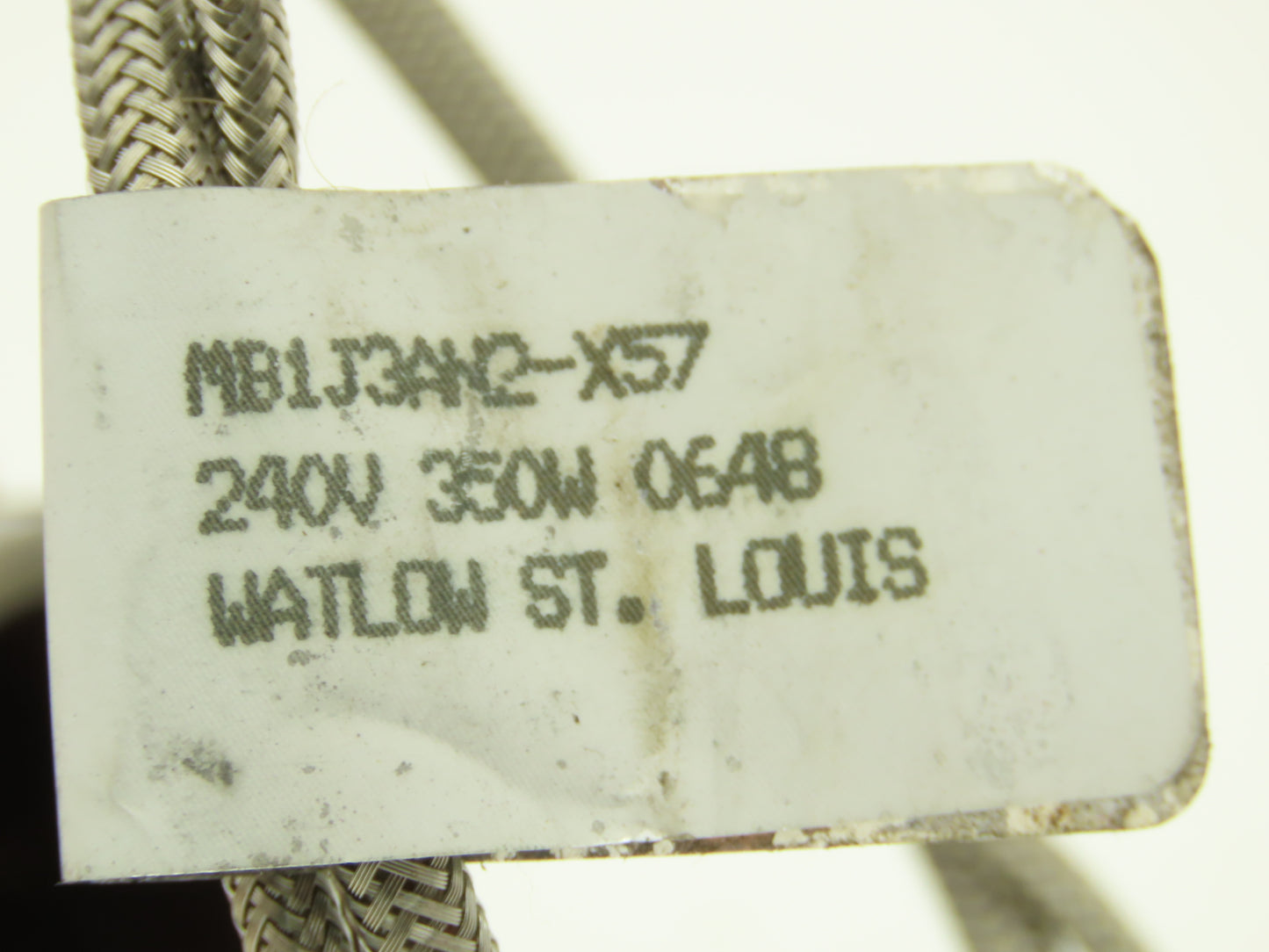 Watlow MB1J3AN2 Band Heater 350W Mineral Insulated 240V Stainless Steel