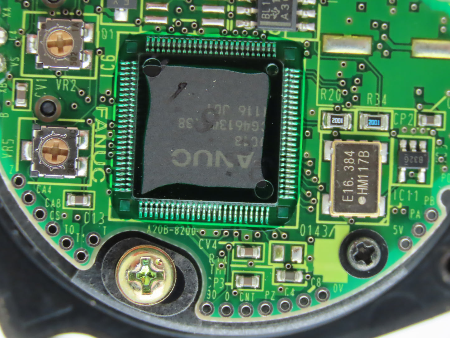 Fanuc A06B-0115-B275#0021 AC Servo Motor 0.2kw 4000RPM Encoder A20B-8200-0143