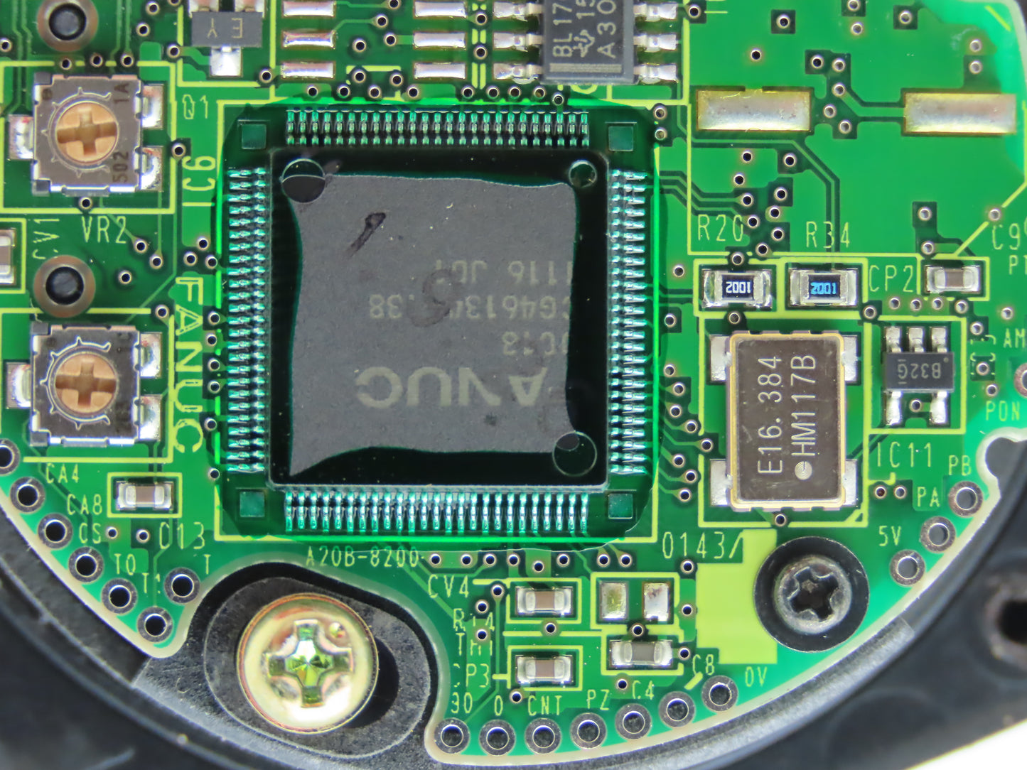 Fanuc A06B-0115-B275#0021 AC Servo Motor 0.2kw 4000RPM Encoder A20B-8200-0143