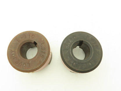 Lovejoy L-110X1.375 Coupling Both Pieces Same Size 1.375" Bore No Spider