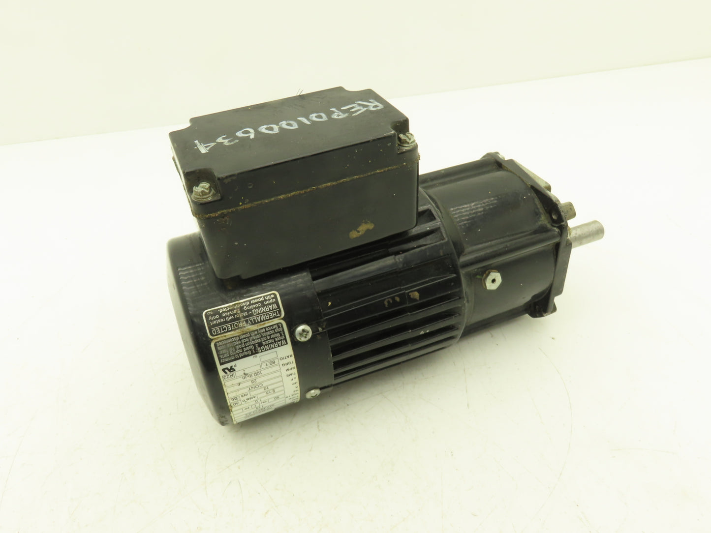 Bodine Electric 34X4BFCI-Z3 Gearmotor 115VAC 1/15Hp 60:1 Ratio 28rpm