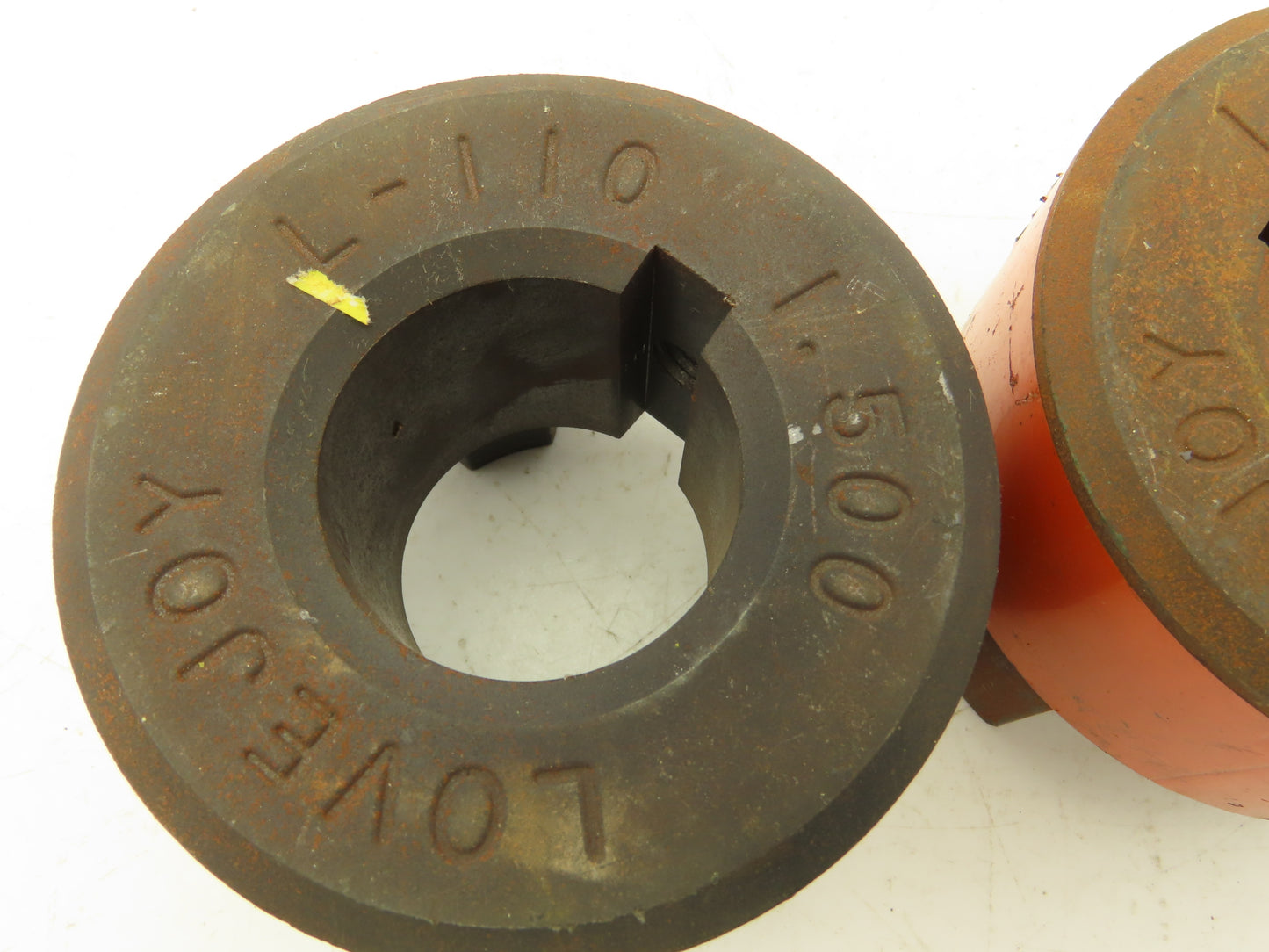 Lovejoy L-110X1.5 Coupling Both Pieces Same Size 1.5" Bore No Spider