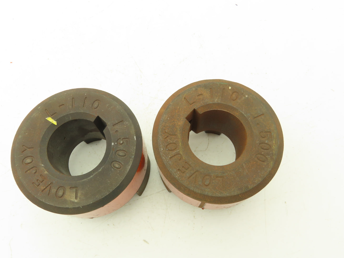 Lovejoy L-110X1.5 Coupling Both Pieces Same Size 1.5" Bore No Spider