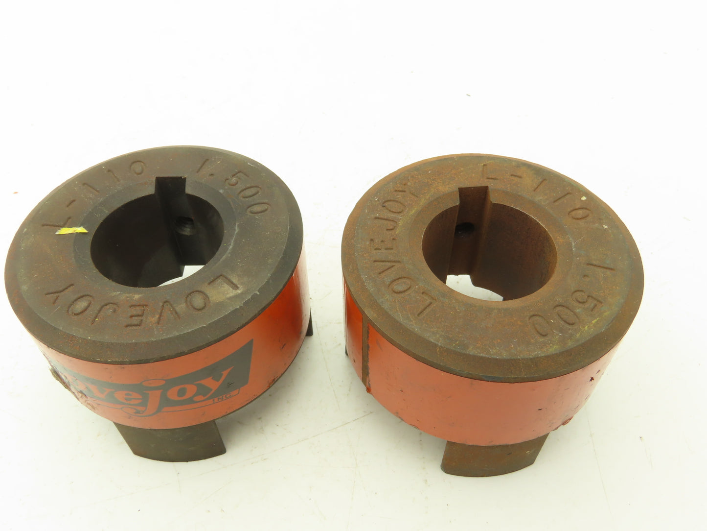 Lovejoy L-110X1.5 Coupling Both Pieces Same Size 1.5" Bore No Spider