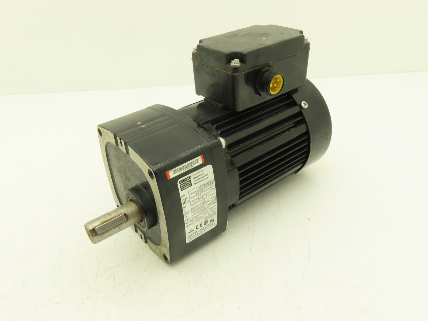 Bodine 42R5BFCI-E3 Gearmotor 230VAC 1PH 30:1 Ratio 47rpm Inline Parallel