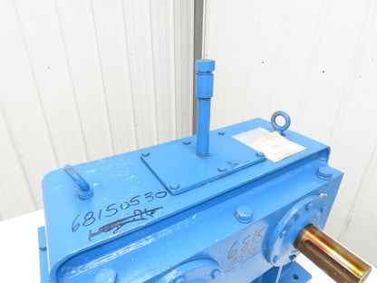 Horsburgh & Scott B-668 Worm Gearbox Reducer 15.5 Ratio 20Hp 74rpm Dual Shaft