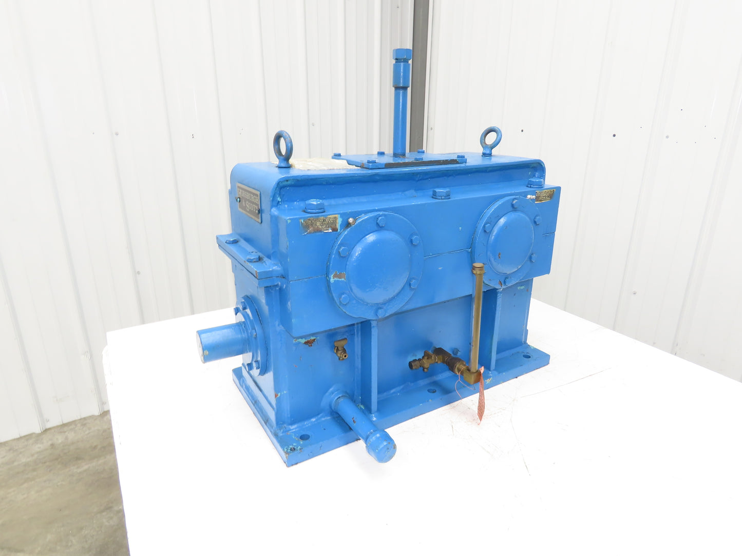 Horsburgh & Scott B-668 Worm Gearbox Reducer 15.5 Ratio 20Hp 74rpm Dual Shaft