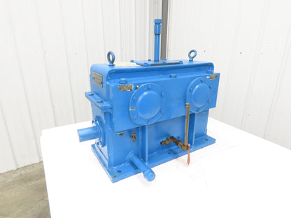 Horsburgh & Scott B-668 Worm Gearbox Reducer 15.5 Ratio 20Hp 74rpm Dual Shaft