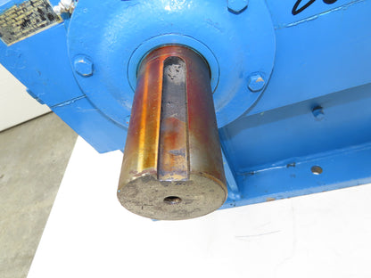 Horsburgh & Scott B-668 Worm Gearbox Reducer 15.5 Ratio 20Hp 74rpm Dual Shaft