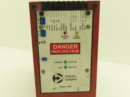 Control Concepts 1029C-V-575V-120A-R0/5V-IPOT Scr Power Controller 575V 1Ph 120A