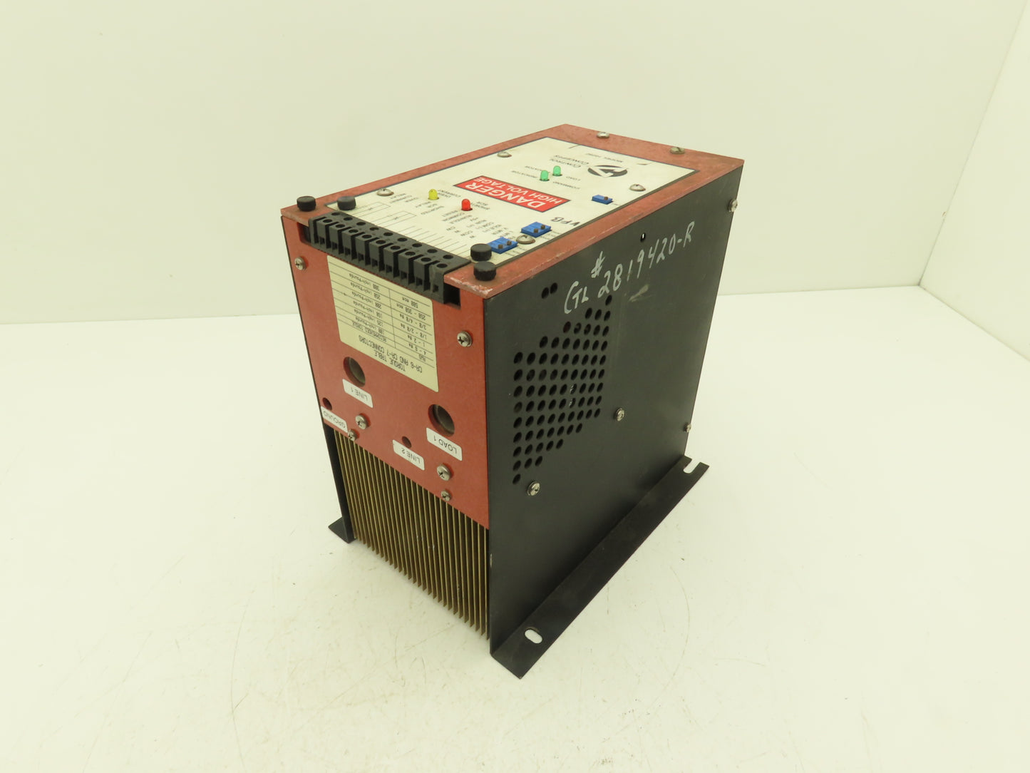 Control Concepts 1029C-V-575V-120A-R0/5V-IPOT Scr Power Controller 575V 1Ph 120A