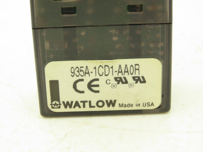 Watlow 935A-1CD1-AA0R Temperature Controller 24V 8VA Broken Cover