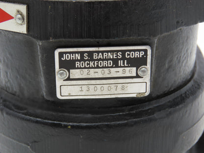 John S Barns Hydraulic Gear Pump 16GPM 1750PSI 3500RPM 3/4" Keyed Shaft