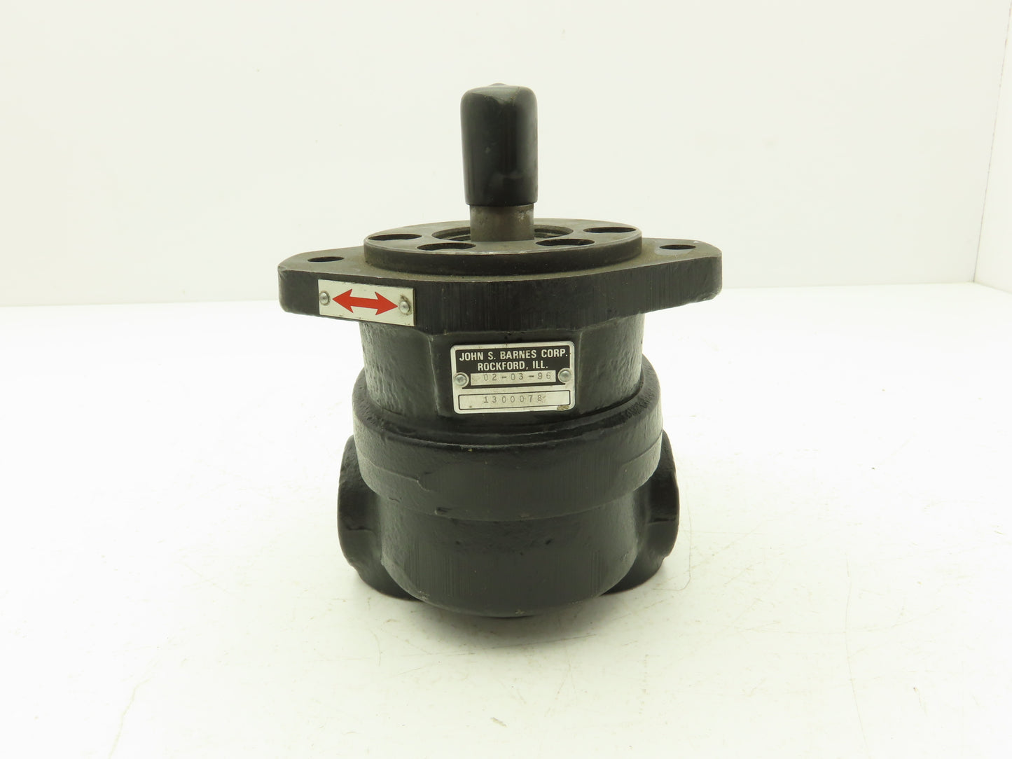 John S Barns Hydraulic Gear Pump 16GPM 1750PSI 3500RPM 3/4" Keyed Shaft