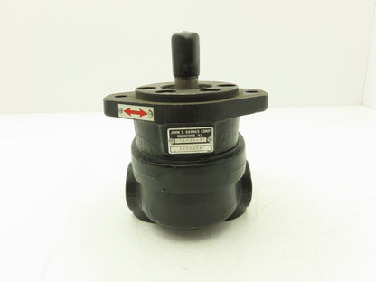 John S Barns Hydraulic Gear Pump 16GPM 1750PSI 3500RPM 3/4" Keyed Shaft