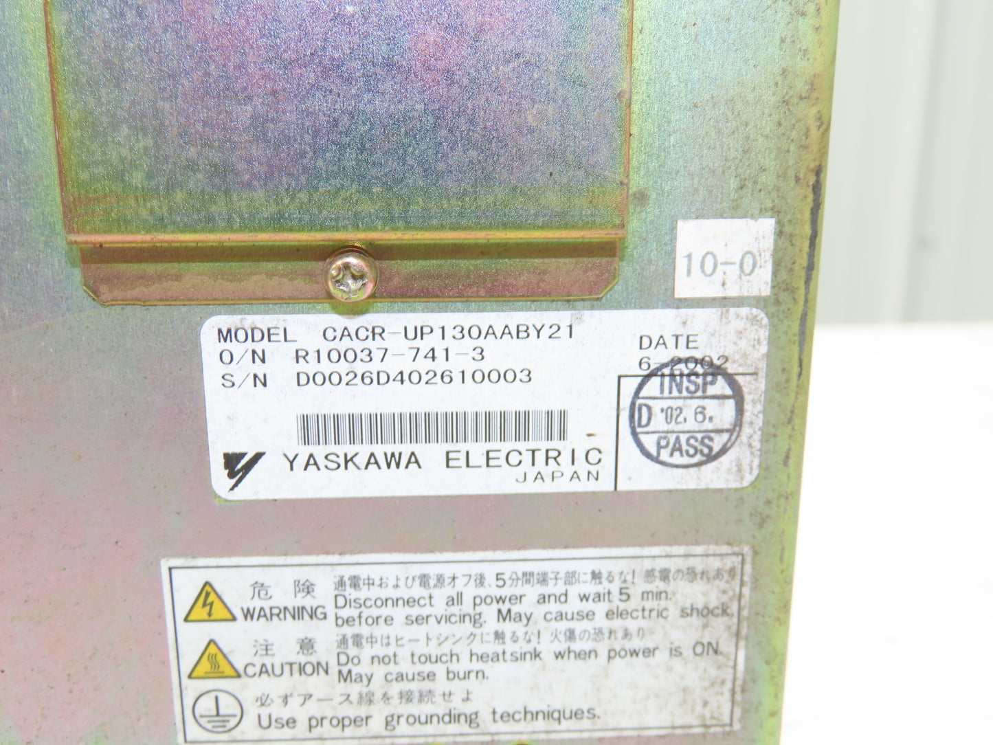 Yaskawa CACR-UP130AABY21 CNC Servo Drive Amplifier Axis Controller