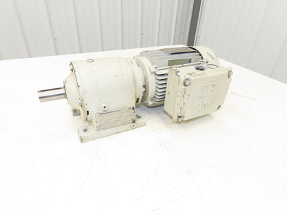 Sew Eurodrive R40DT80N4 AC Gearmotor 3.98:1 Reducer 1HP 427RPM 230/460V 3Ph