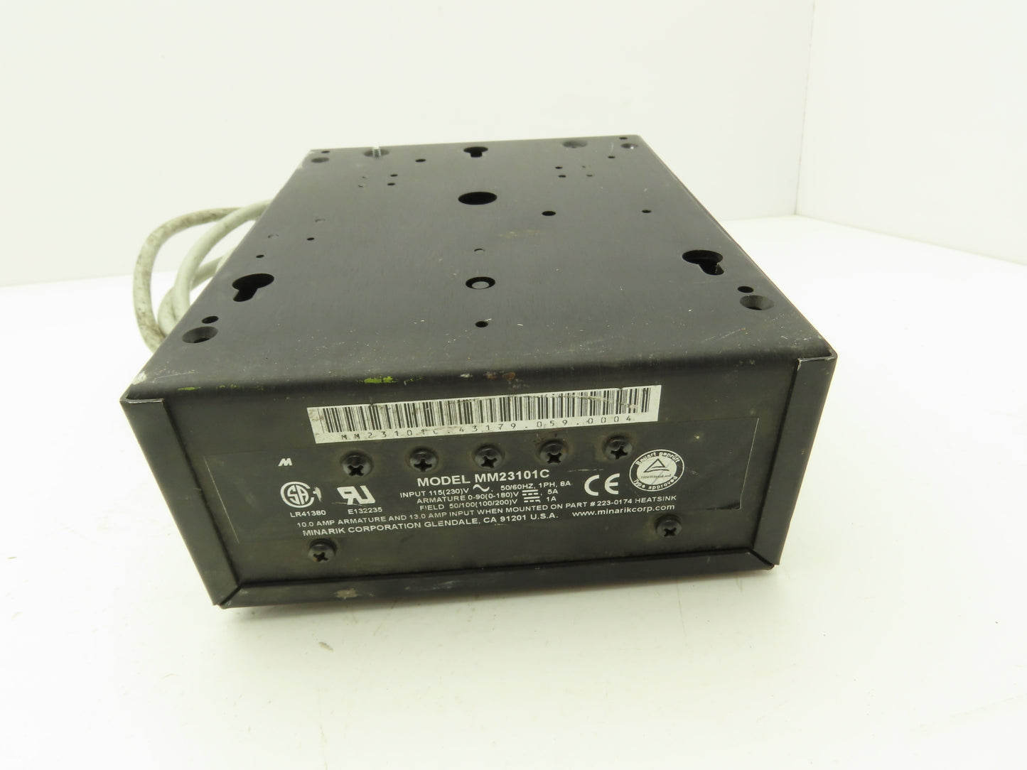 Minarik Master 20000 DC Motor Control Speed Drive 90/180VDC 115/230V Input