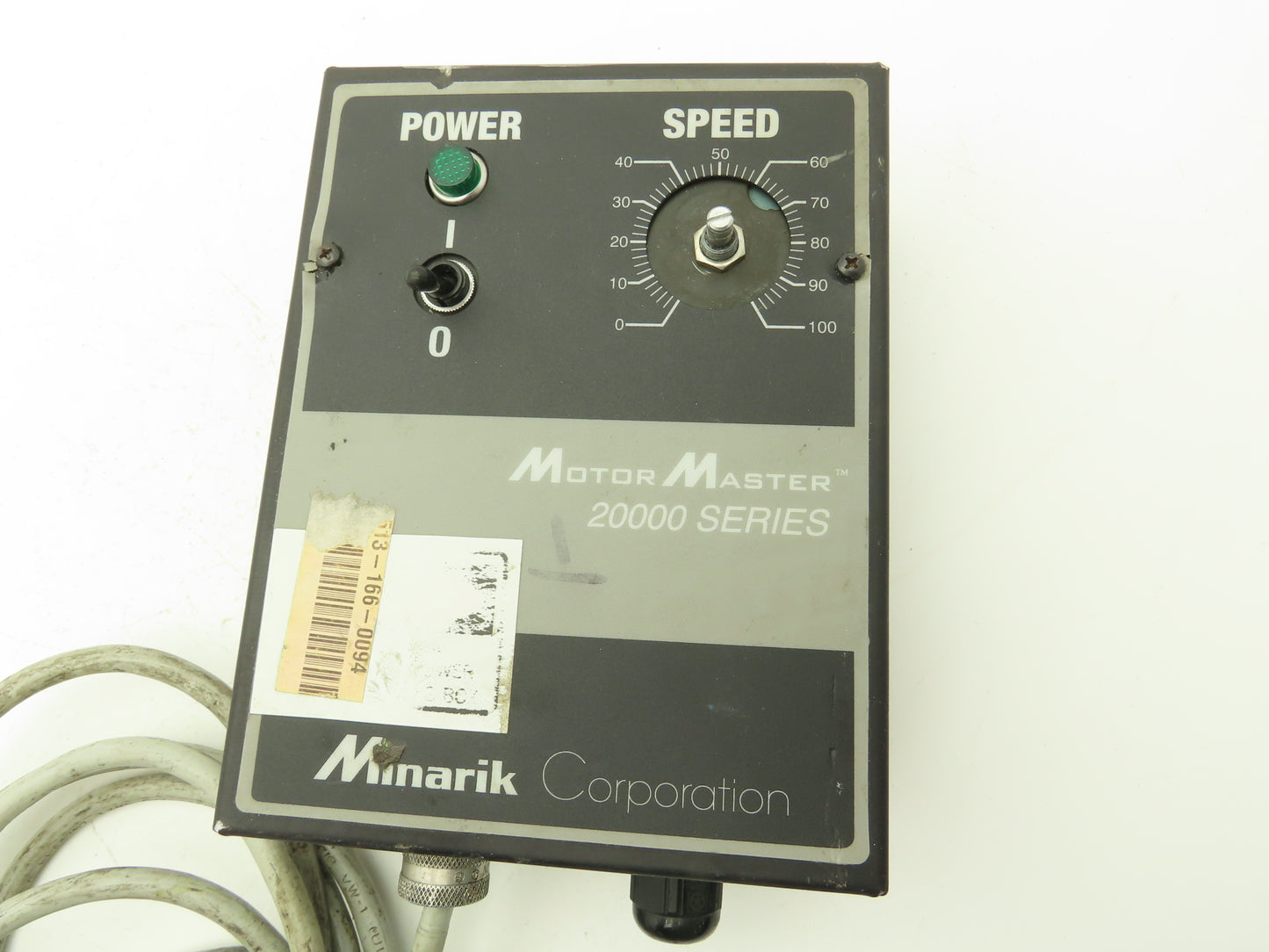 Minarik Master 20000 DC Motor Control Speed Drive 90/180VDC 115/230V Input