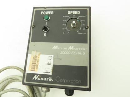 Minarik Master 20000 DC Motor Control Speed Drive 90/180VDC 115/230V Input