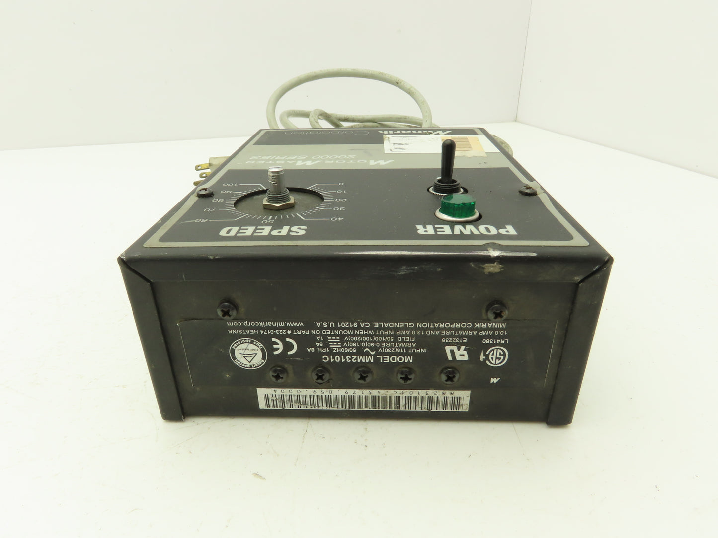 Minarik Master 20000 DC Motor Control Speed Drive 90/180VDC 115/230V Input