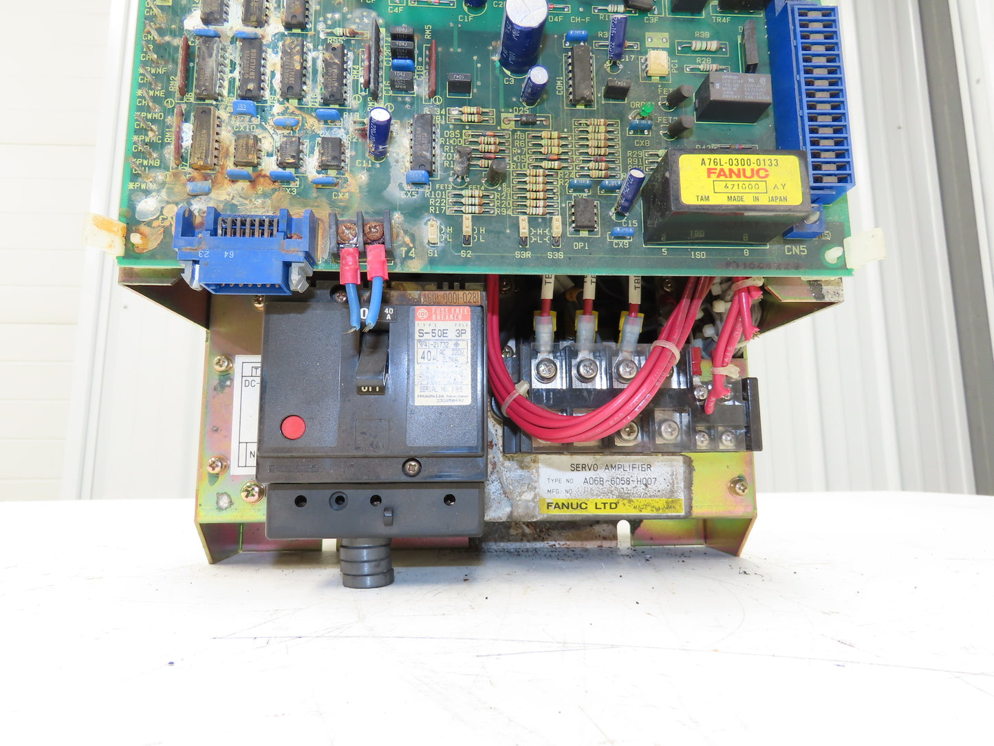 Fanuc A06B-6058-H007 Robot Servo Amplifier Module Motor Controller Unit