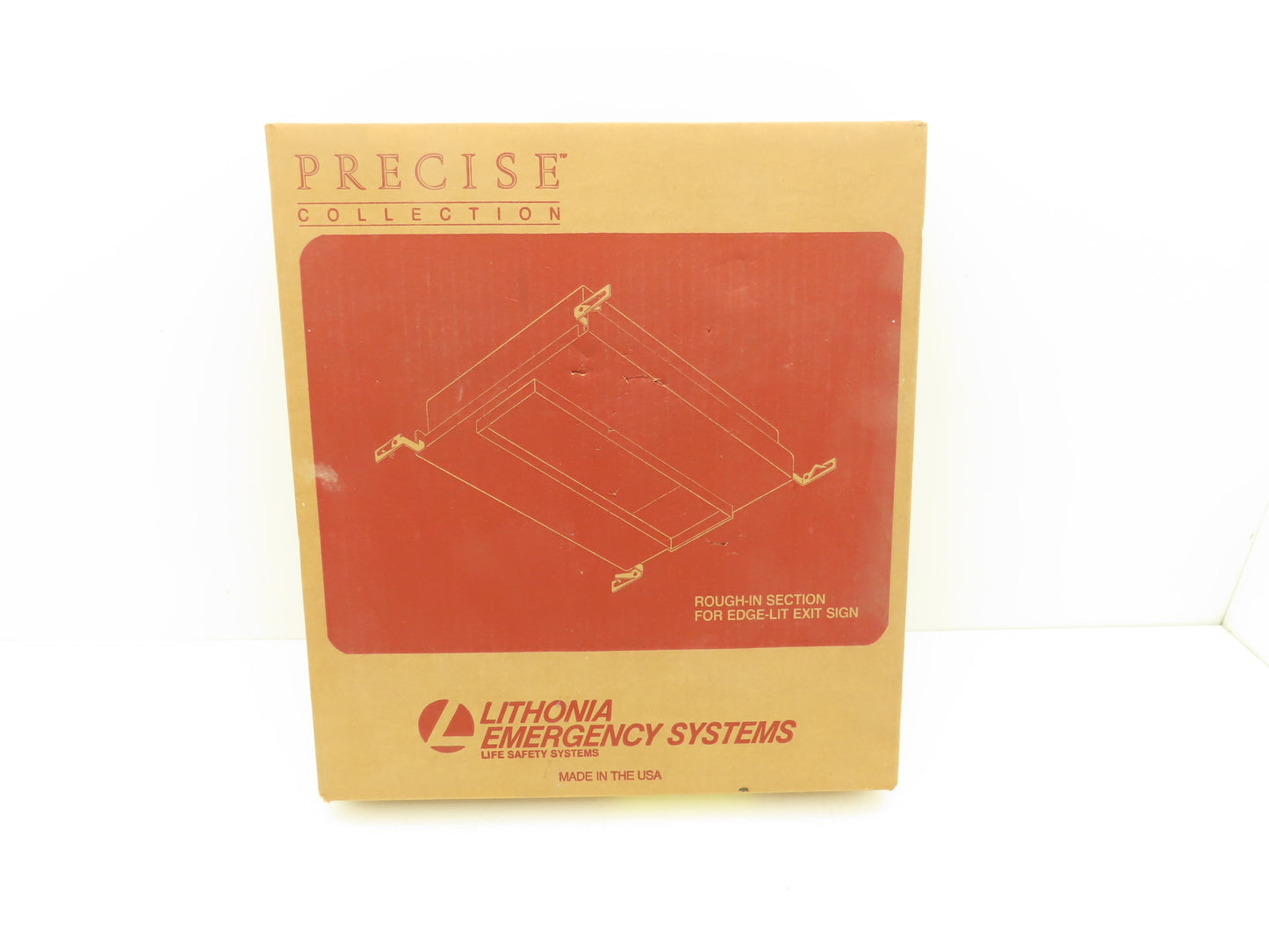 Lithonia Lighting ELA2RIS 120/277 Green LED Rough-In Section Emergency Exit