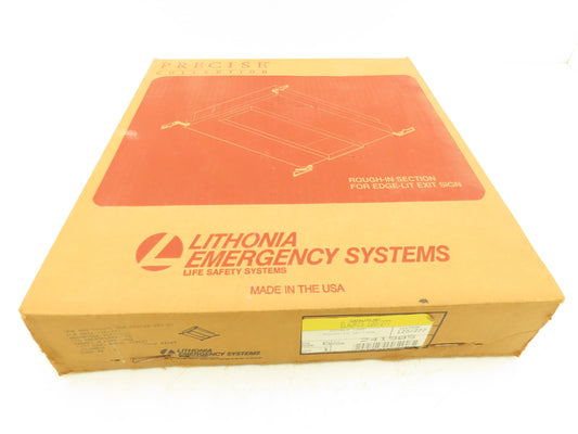 Lithonia Lighting ELA2RIS 120/277 Green LED Rough-In Section Emergency Exit