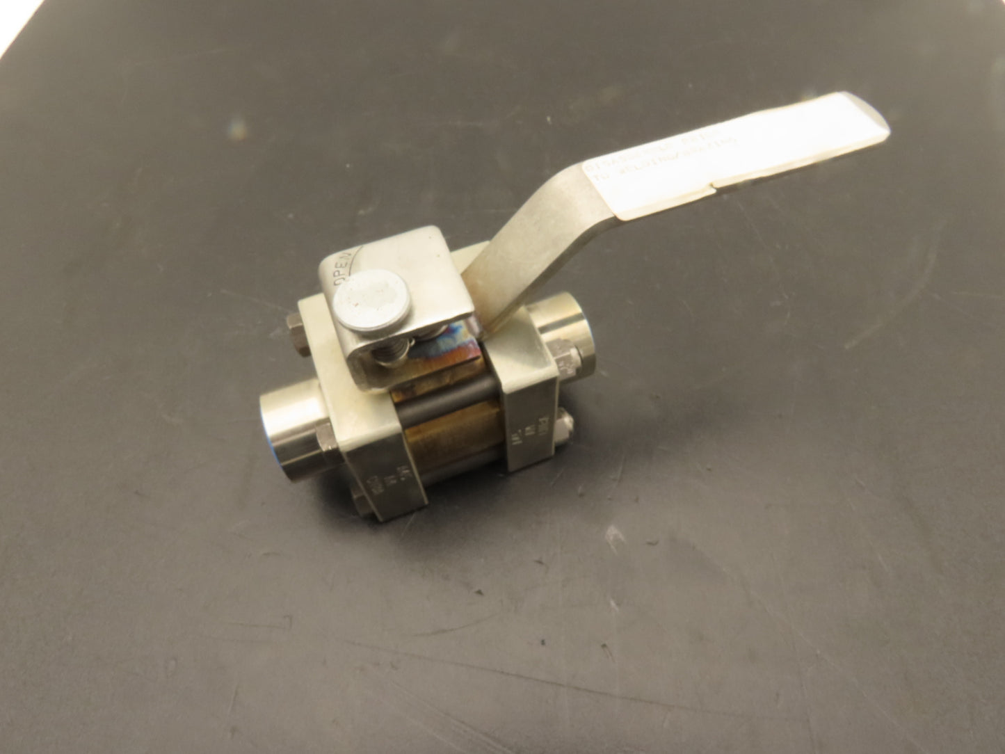 Contromatics 298-00-204 Stainless Steel 3pc Ball Valve 1/2" Socket Weld 700 WOG