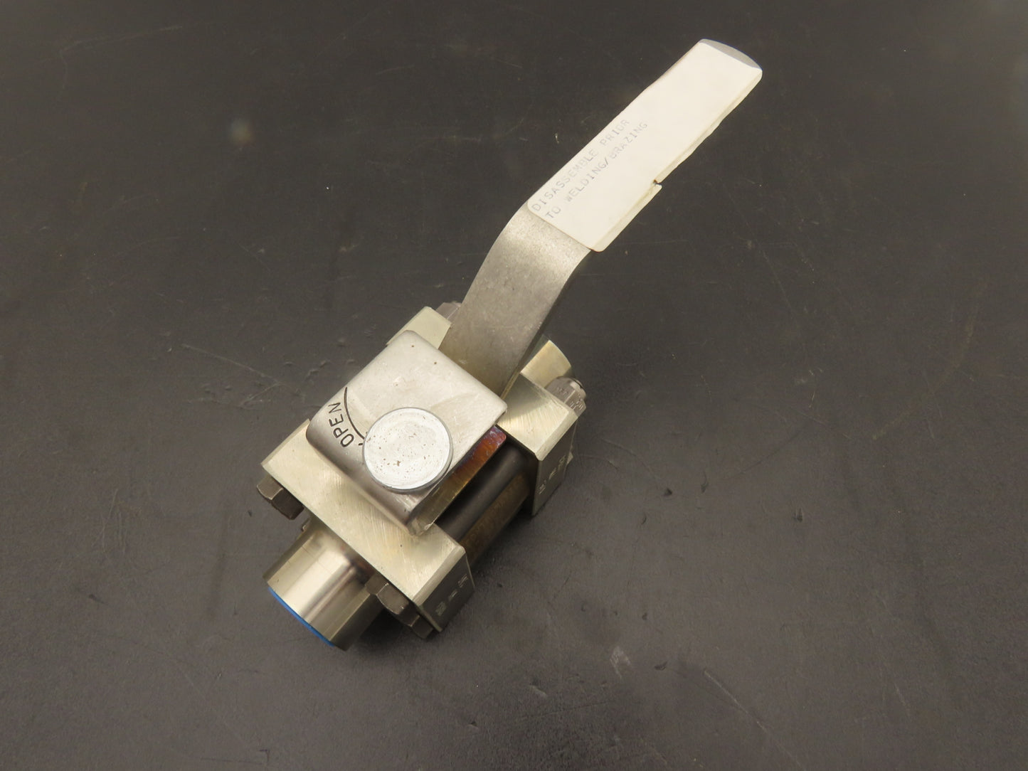Contromatics 298-00-204 Stainless Steel 3pc Ball Valve 1/2" Socket Weld 700 WOG