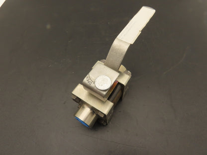 Contromatics 298-00-204 Stainless Steel 3pc Ball Valve 1/2" Socket Weld 700 WOG