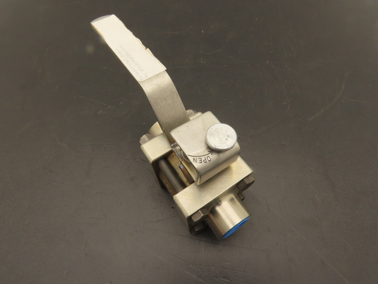 Contromatics 298-00-204 Stainless Steel 3pc Ball Valve 1/2" Socket Weld 700 WOG