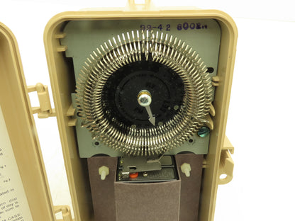 Tork 8002N 24 Hour Mechanical Dial Timer Switch DPST 20A 120V Outdoor